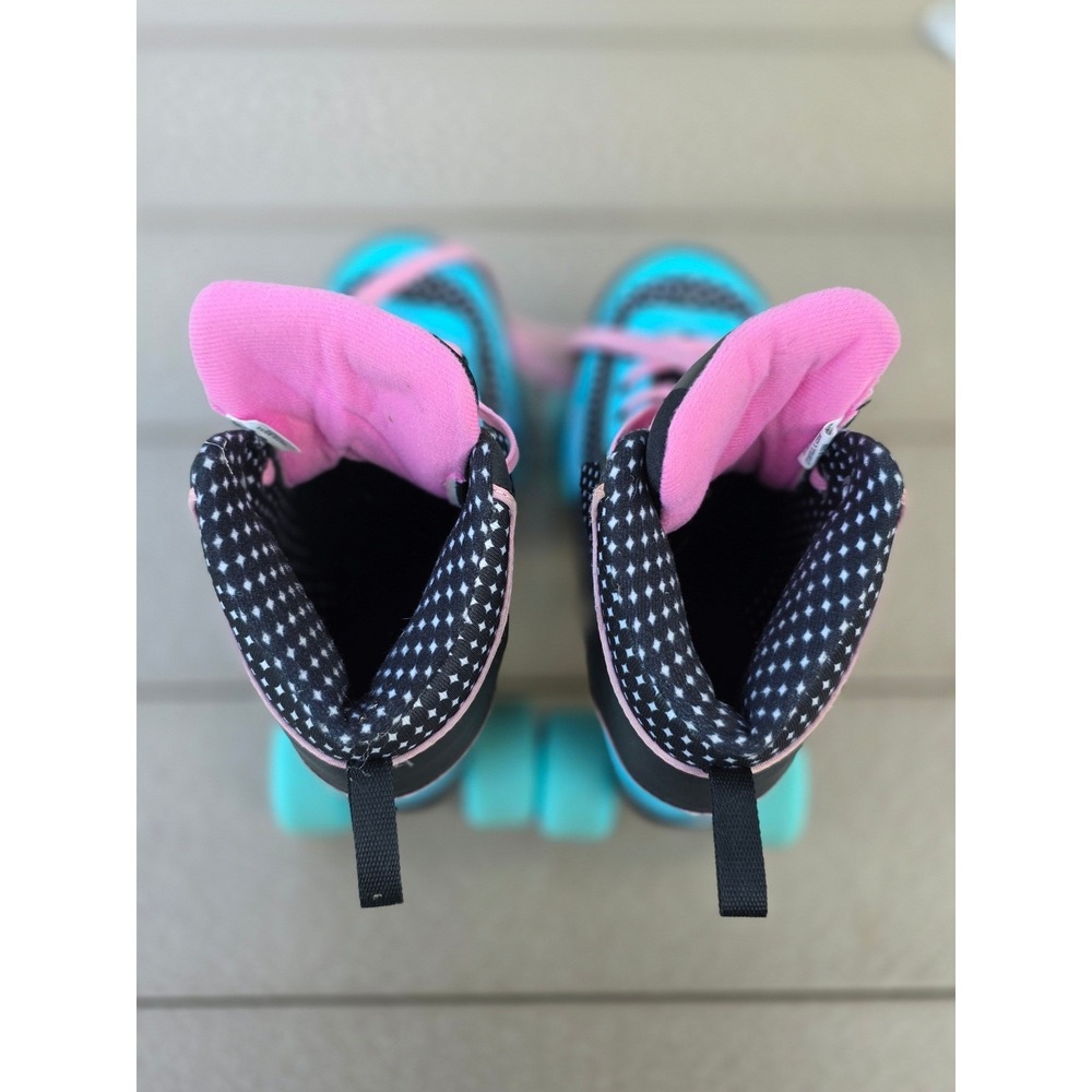 Roller Derby Roller Star 750 Roller Skates Blue Black Pink Womens Size 8 - Picture 9 of 10